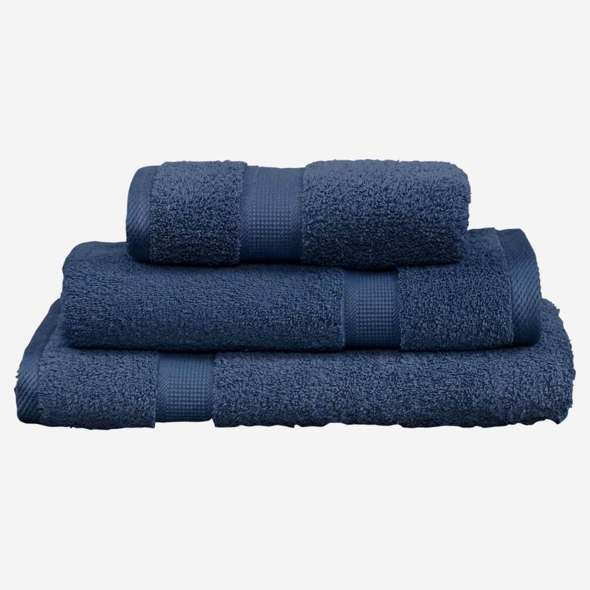 toalla de manos 50x90 azul
