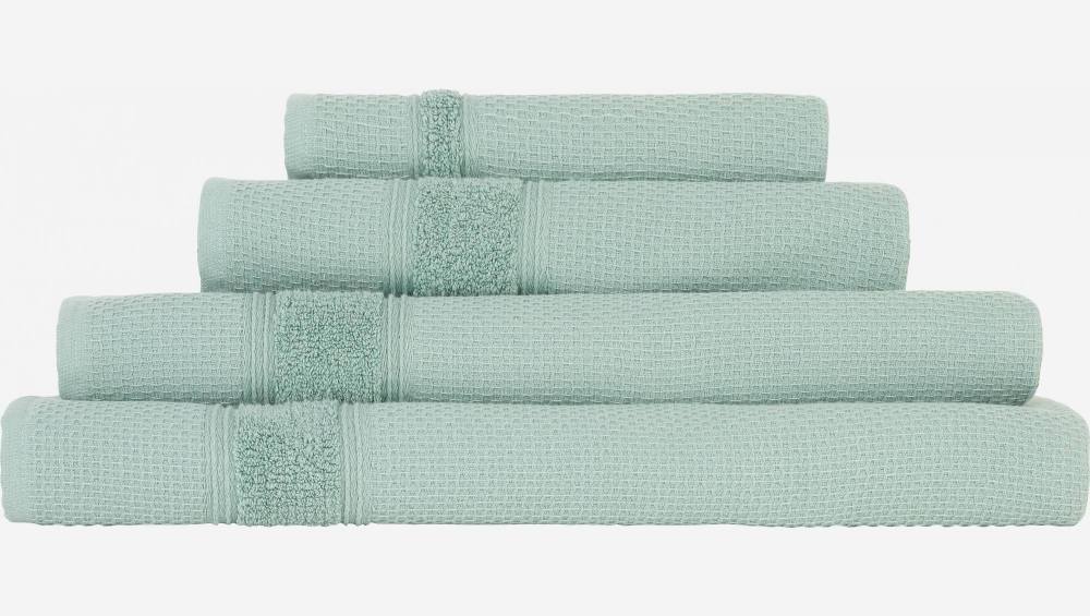 Asciugamano in cotone - 50 x 100 cm - Verde celadon