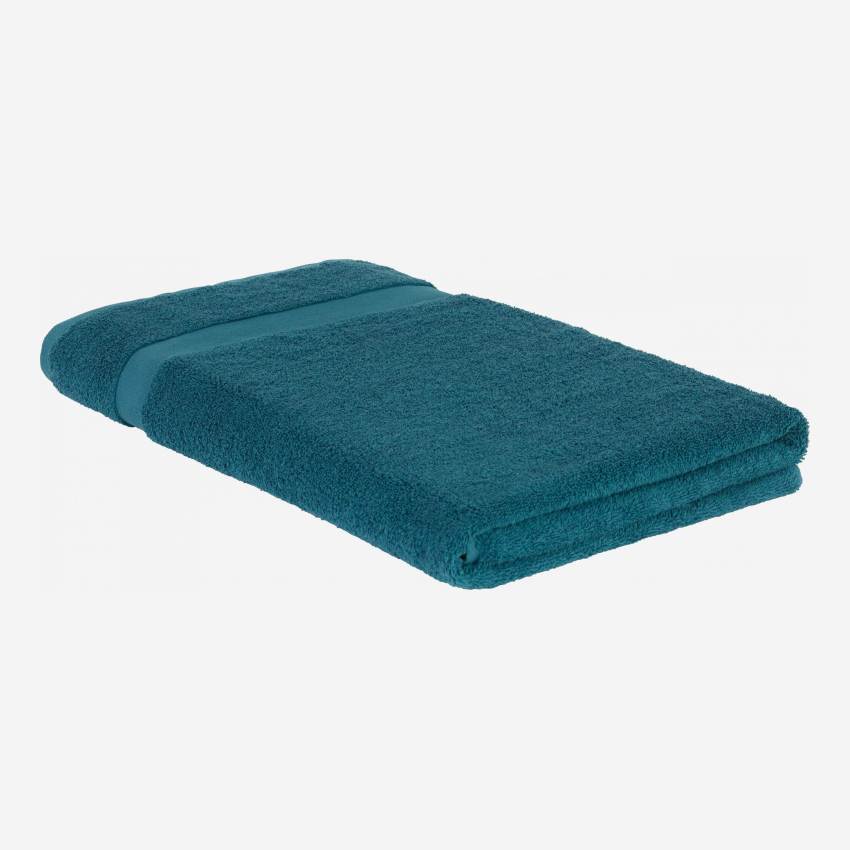 Asciugamano in cotone - 100 x 150 cm - Verde scuro