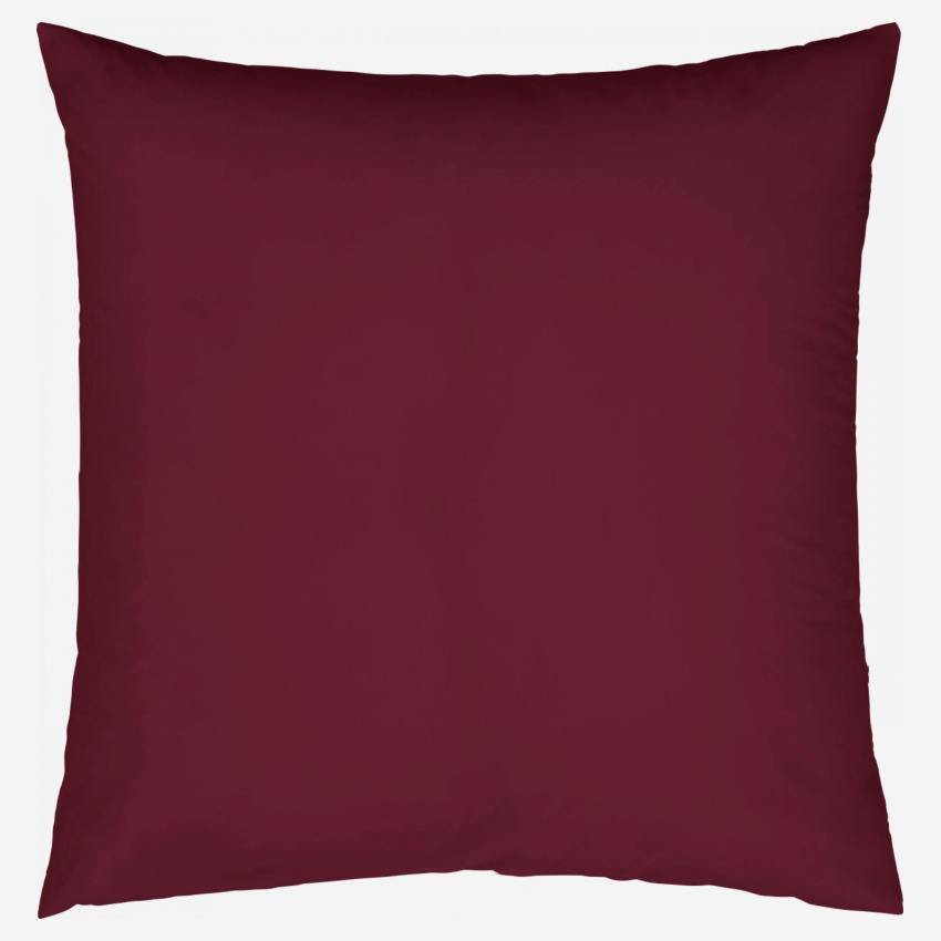 Parure de lit en coton égyptien - 240 x 260 cm - Rouge framboise