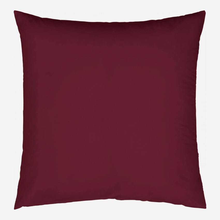 Parure de lit en coton égyptien - 240 x 260 cm - Rouge framboise