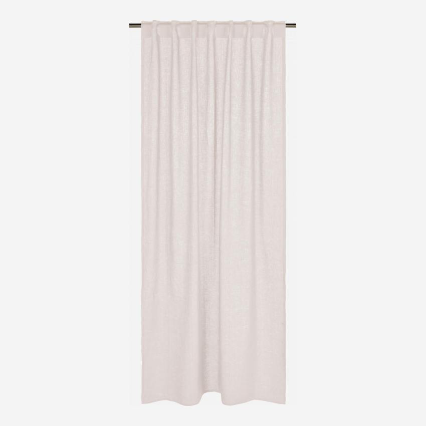 Tenda di lino - 135 x 260 cm - Bianco