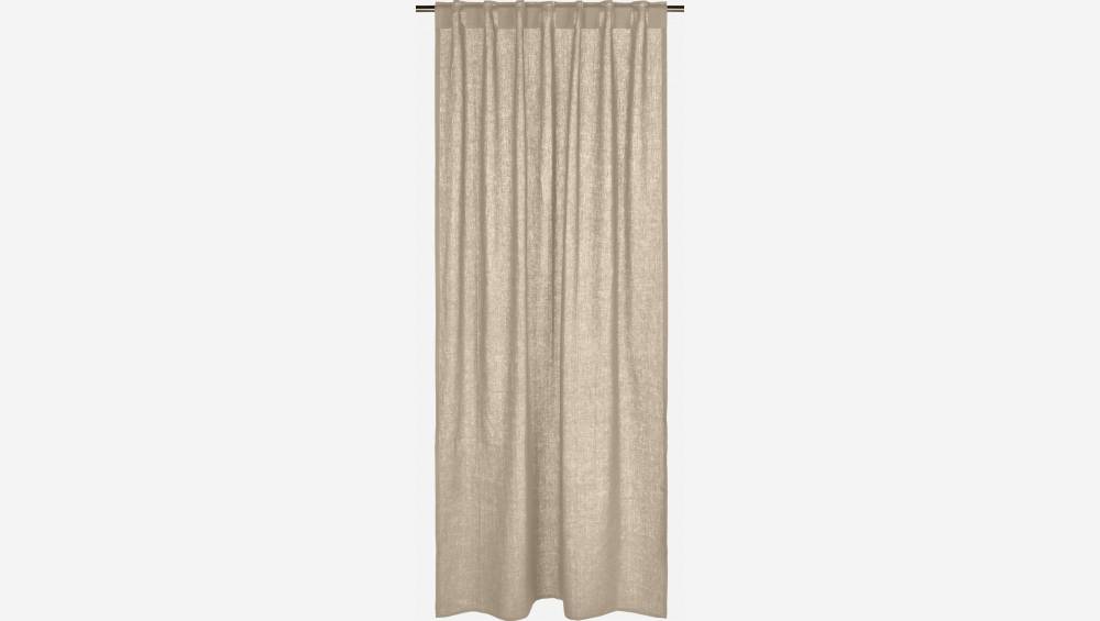 LINEN CREPE lino natural beige claro suave. Telas de lino, ropa, cortinas,  bufandas. -  España