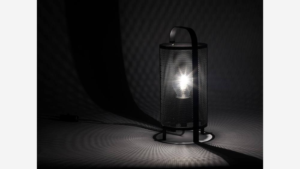 Lampe à poser en métal - Noir