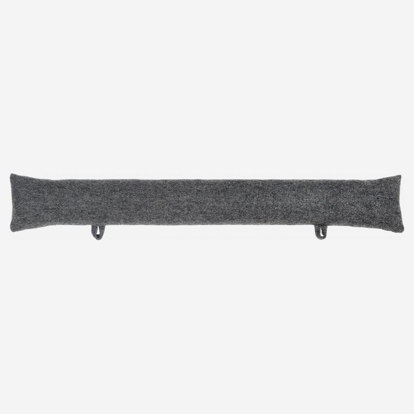 Zugluftstopper aus Wolle - Grau - 80 cm
