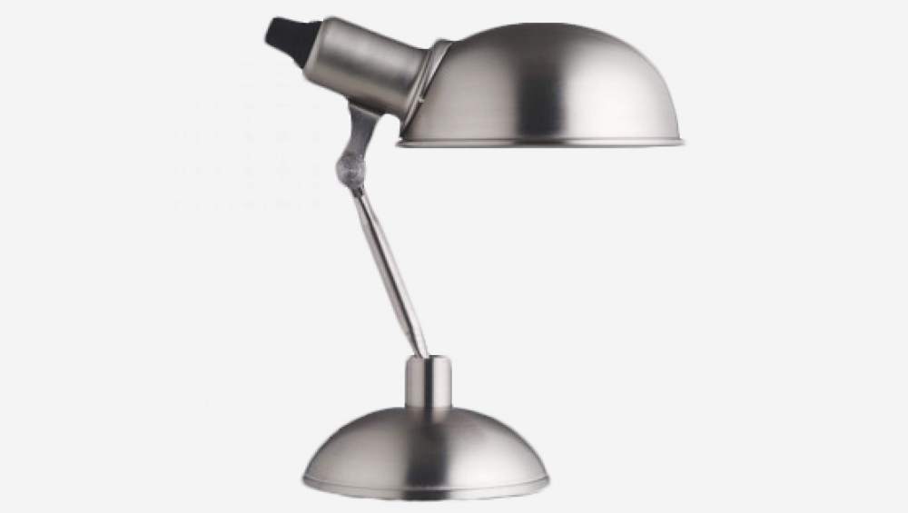 Bureaulamp van metaal - Zilver