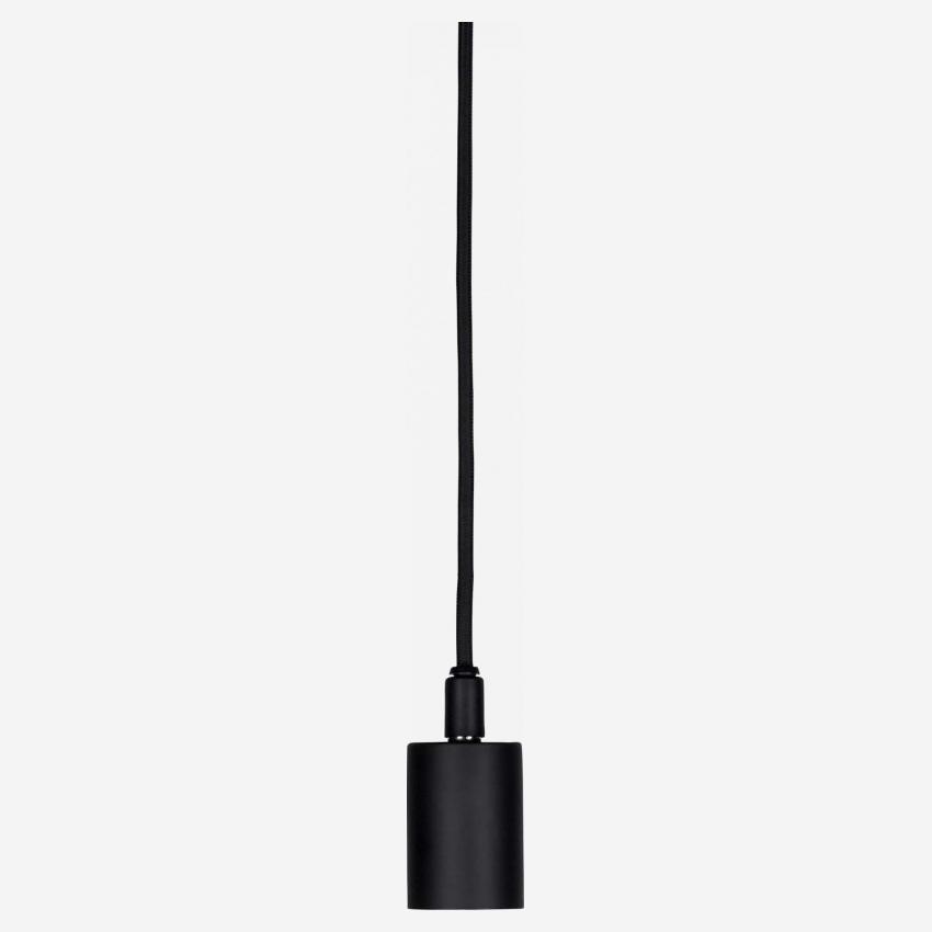 Cable para lámpara de techo de plástico negro