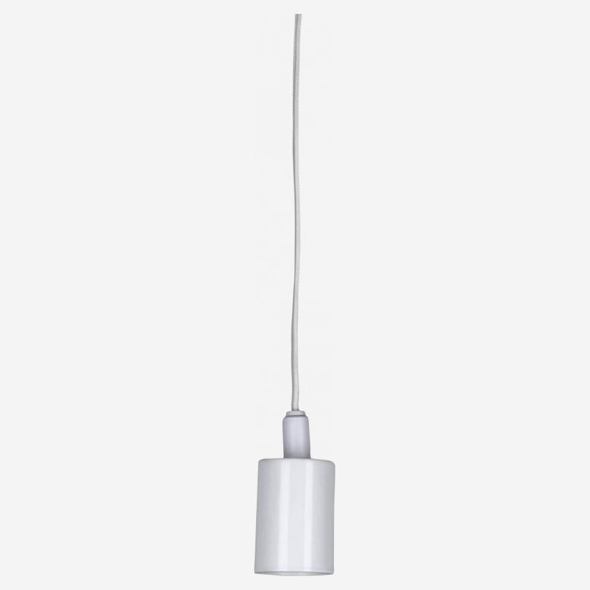 Cable para lámpara de techo de plástico blanco
