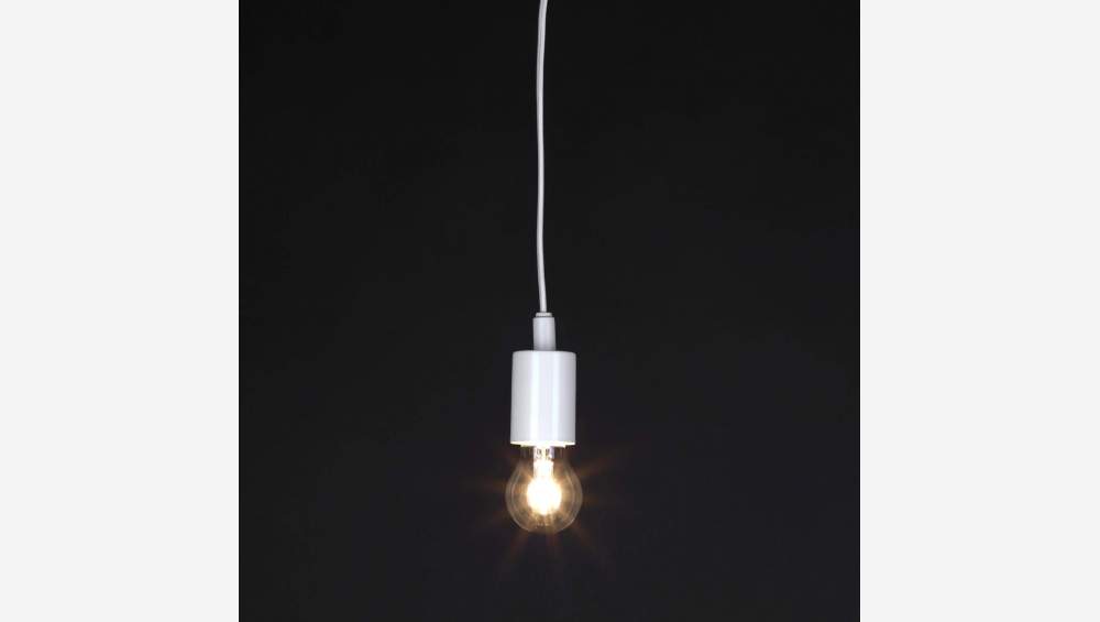 Cable para lámpara de techo de plástico blanco