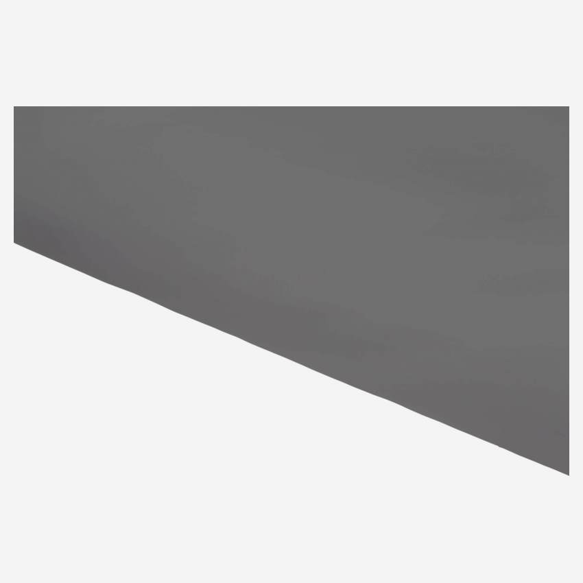 Capa de edredão de algodão - 200 x 200 cm - Cinza