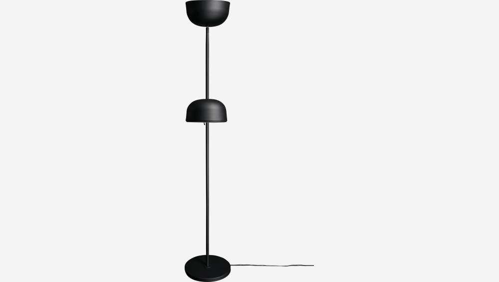 Lampadaire 185cm en métal noir