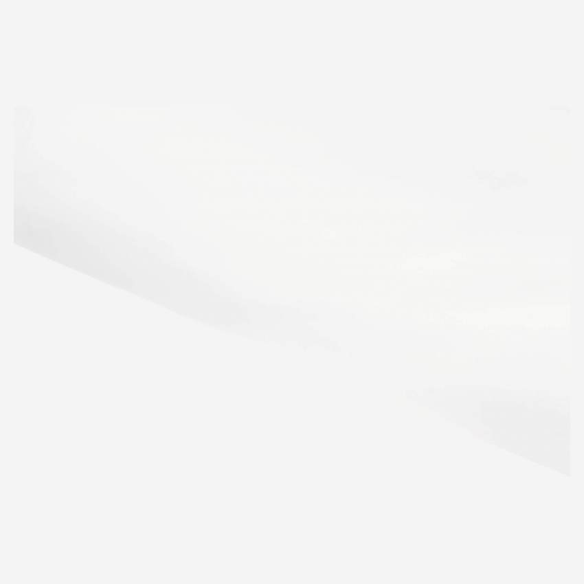 Capa de edredão de algodão - 200 x 200 cm - Branco
