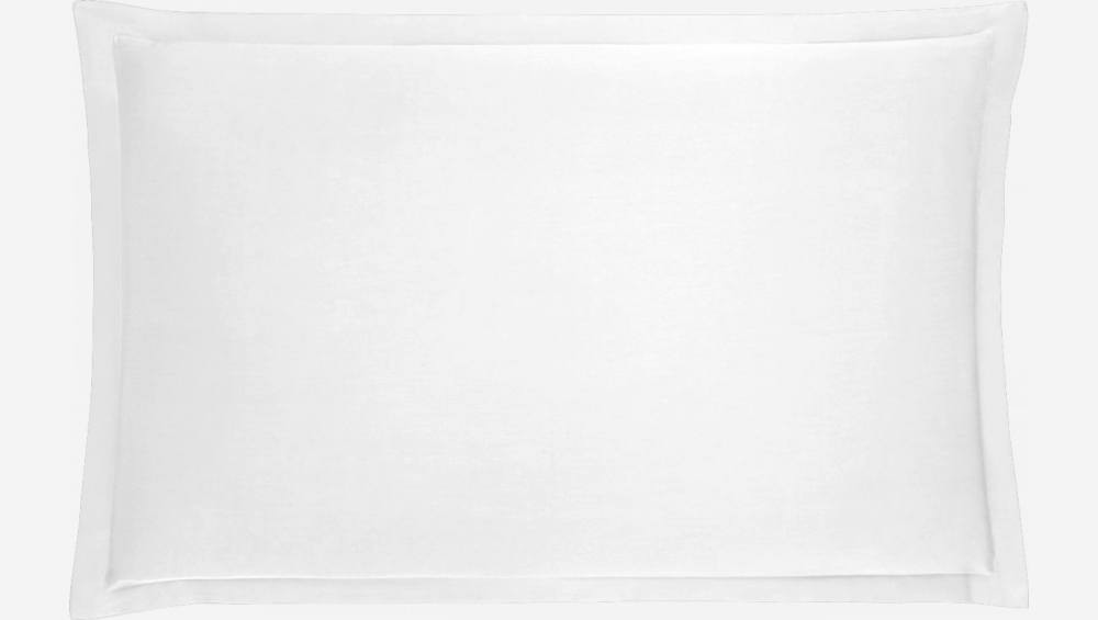 Kussensloop van katoen - 50 x 80 cm - Wit