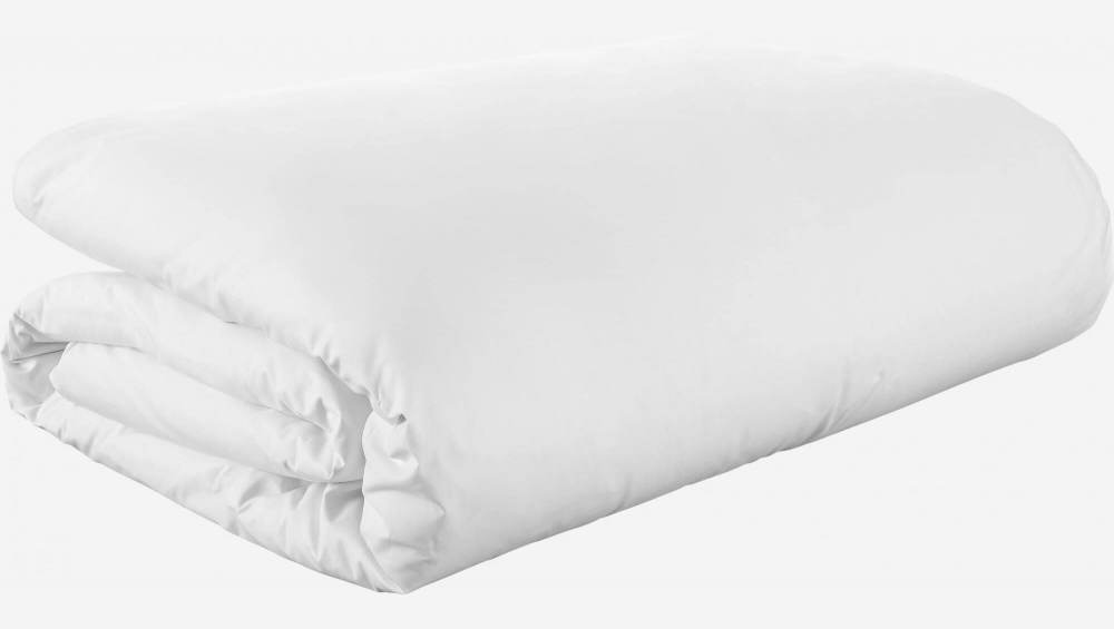 Bettbezug aus Baumwolle - 240 x 220 cm - Weiß