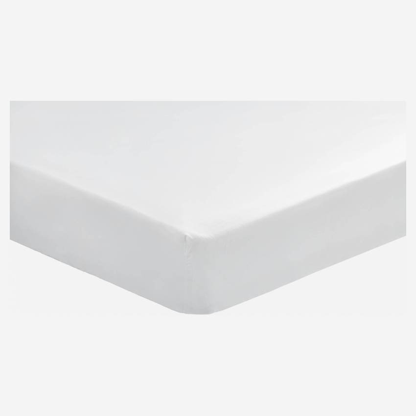 Lenzuolo di cotone - 90 x 200 cm - Bianco
