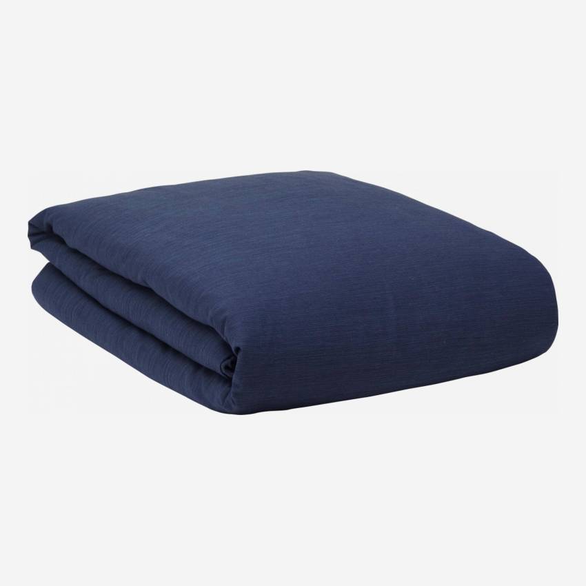 Bettbezug aus Baumwolle - 240 x 220 cm - Nachtblau