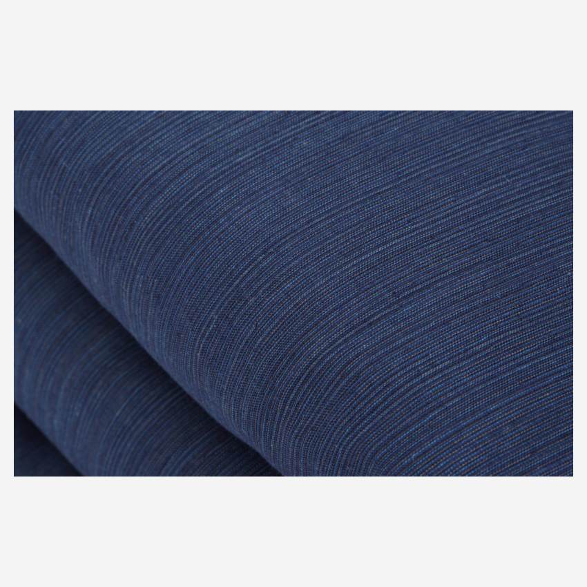 Capa de edredão de algodão - 240 x 220 cm - Azul meia-noite