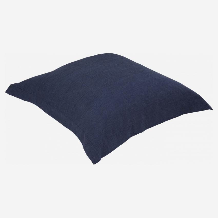 Taie d'oreiller en coton - 65 x 65 cm - Bleu nuit