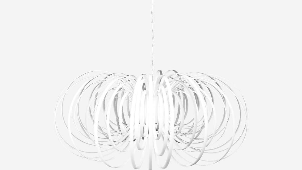 Lampada a sospensione 40cm in acrilico bianco, diametro 100cm