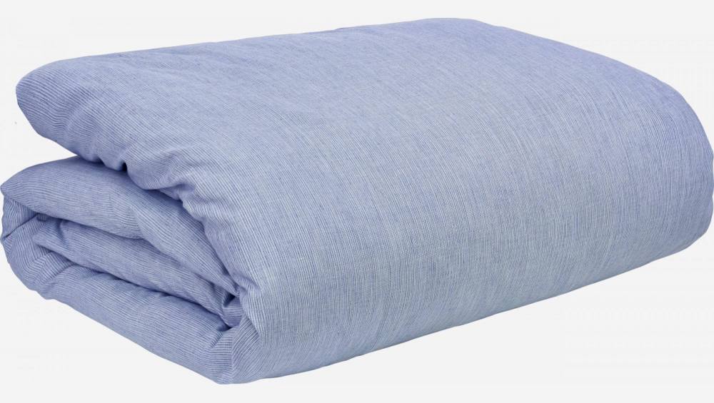 Bettbezug aus Baumwolle - 200 x 200 cm - Blau