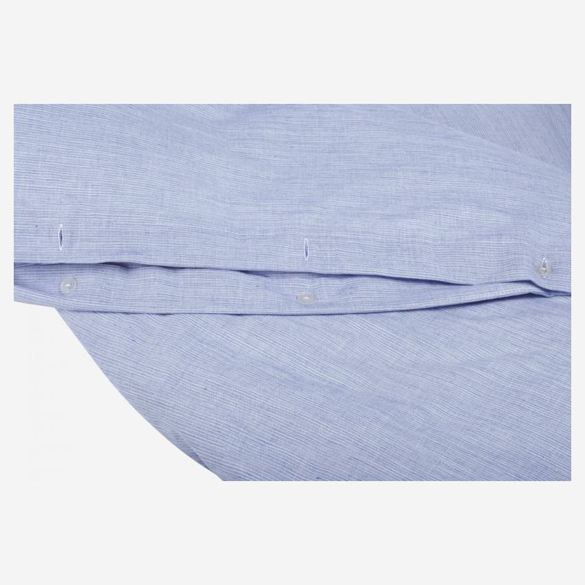 Capa de edredão de algodão - 200 x 200 cm - Azul