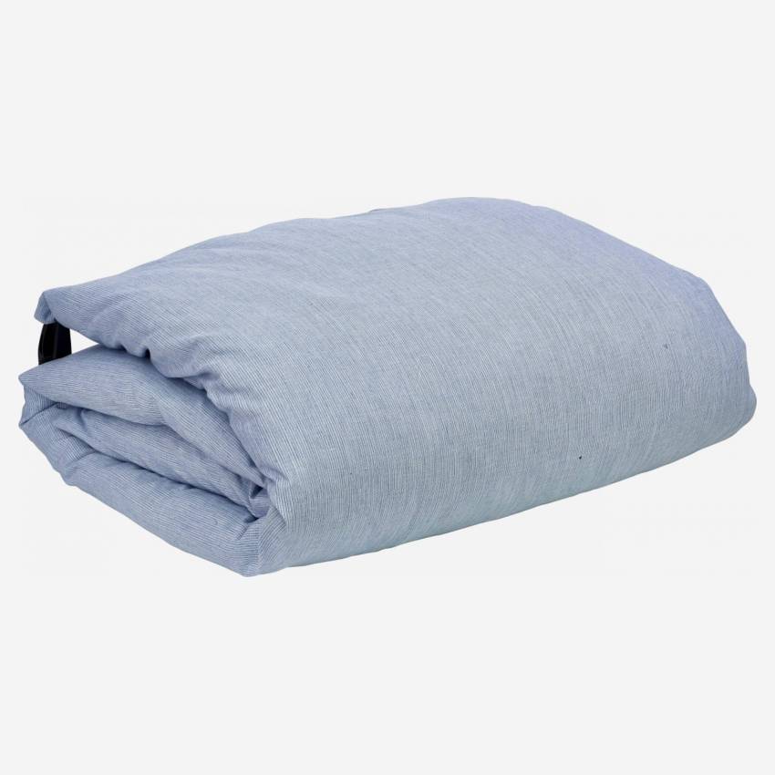 Bettbezug aus Baumwolle - 220 x 240 cm - Blau