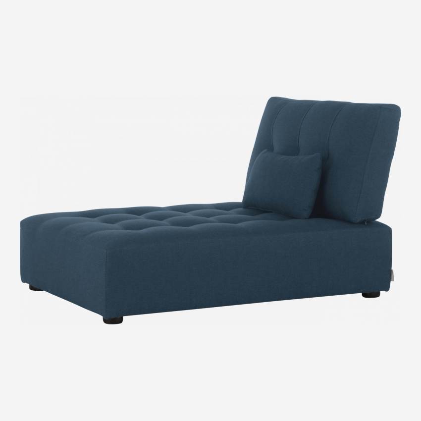 Chaise longue de tecido - Azul marinho