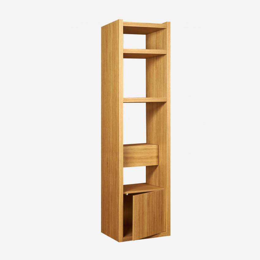 Pequena estante de livros em madeira de carvalho