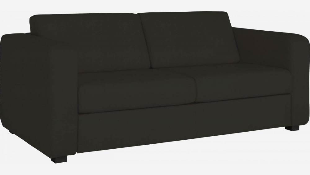 2-Sitzer-Sofa aus Leder - Braun