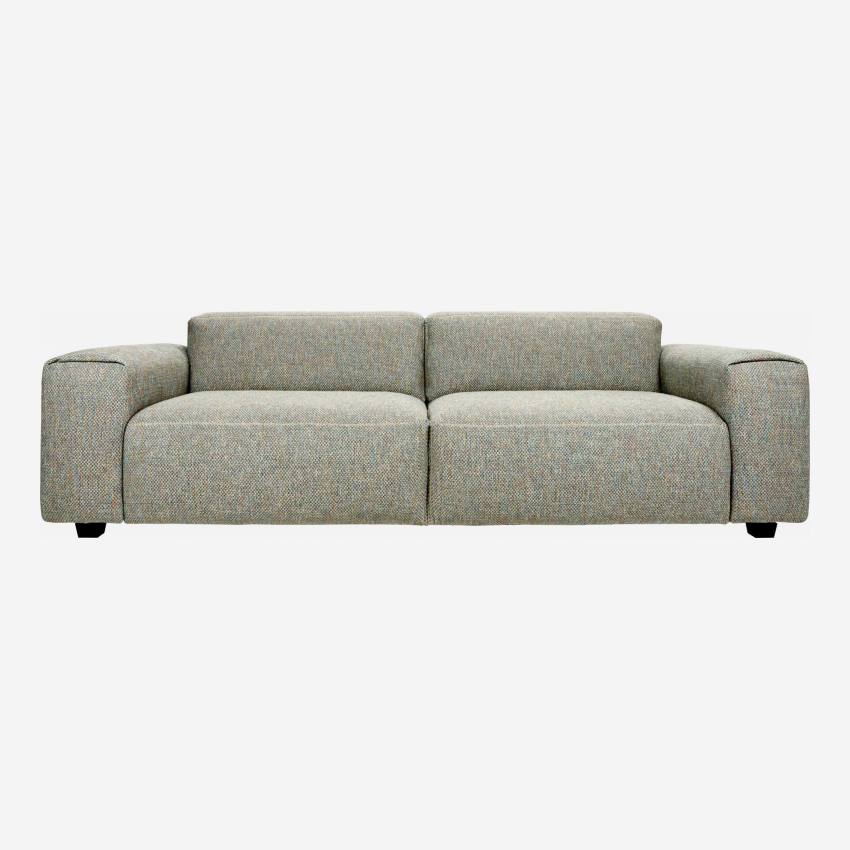 4-Sitzer Sofa aus Bellagio-Stoff organic green