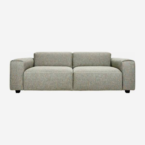 3-Sitzer Sofa aus Bellagio-Stoff organic green