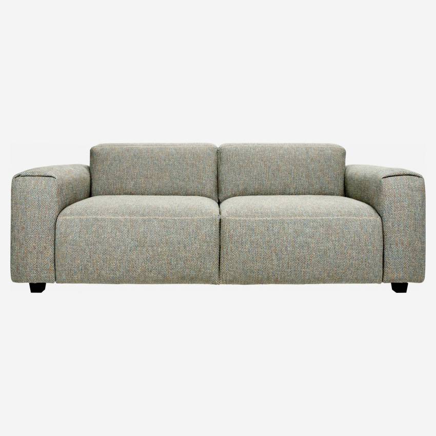 2-Sitzer Sofa aus Bellagio-Stoff organic green