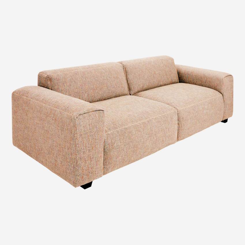 4-Sitzer Sofa aus Bellagio-Stoff - Morgenrot