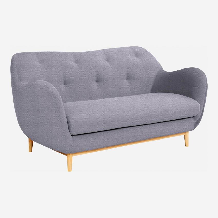 2-Sitzer-Sofa aus grauem Stoff - Design by Adrien Carvès