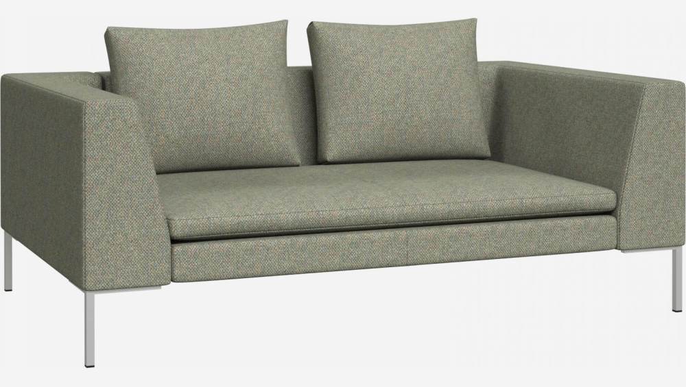 2-Sitzer-Sofa aus Bellagio-Stoff - Lagunengrün