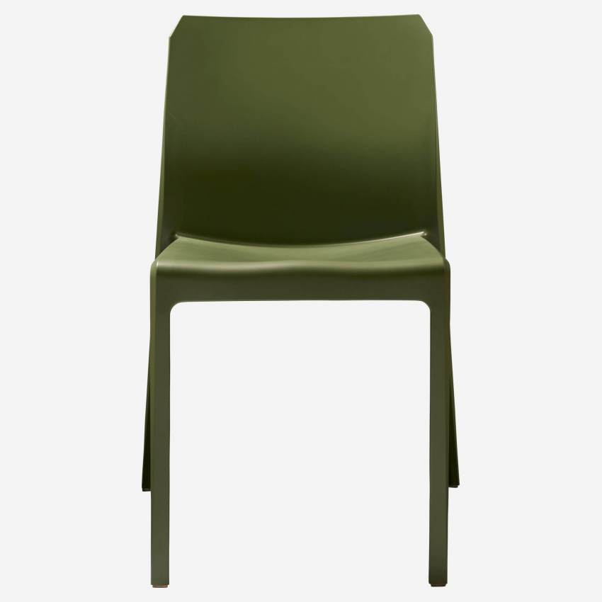 Stuhl aus Polypropylen und Glasfaser - Grün