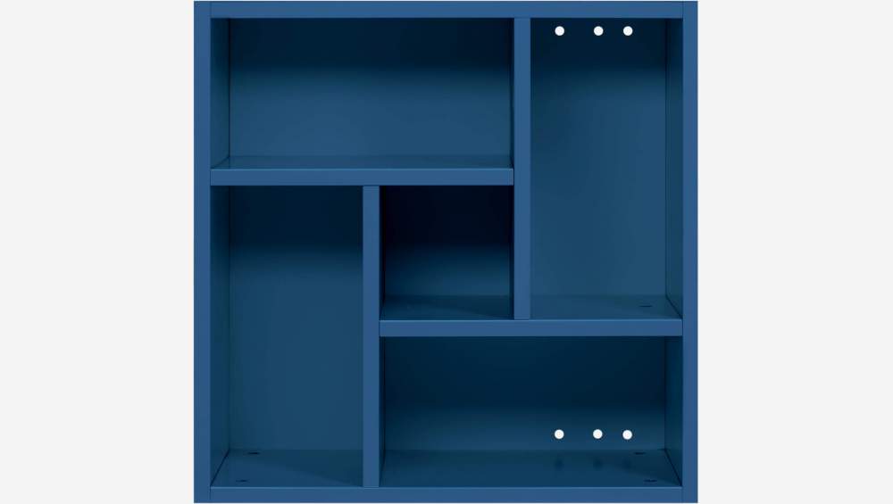 Caisson cube ouvert - Bleu