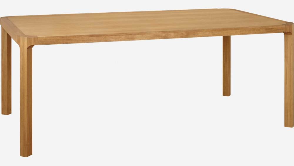 Mesa rectangular de roble - Design by Frédéric Sofia