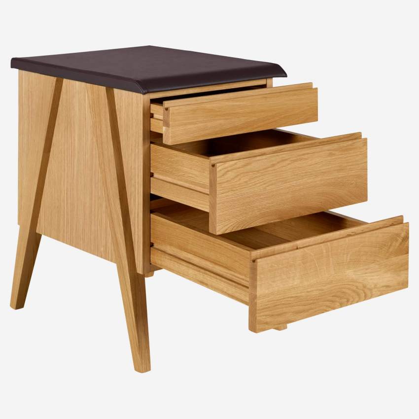 Schreibtischaufbewahrung aus Eiche - Design by Studio Habitat