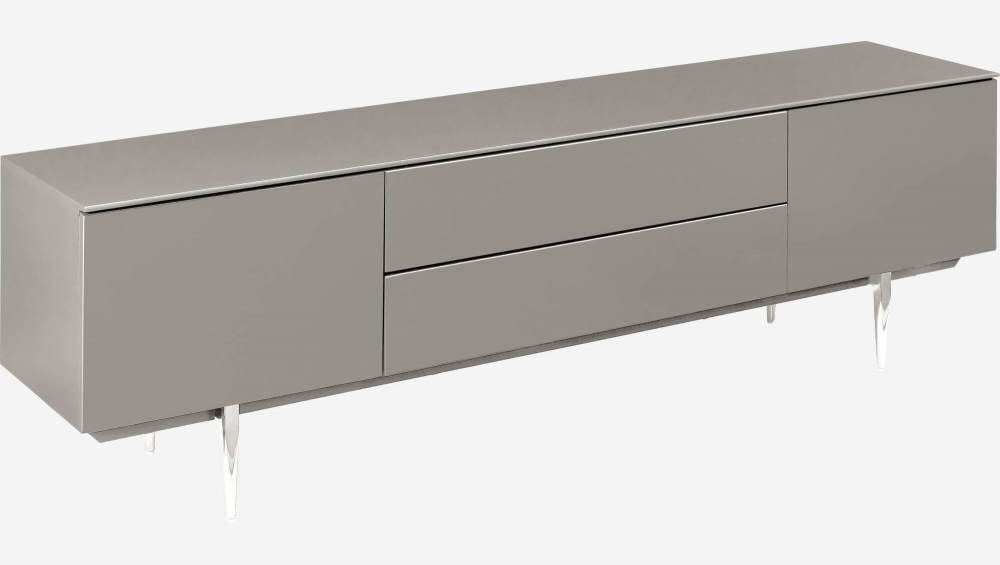 AV-Möbel - 180 cm - grau lackiert