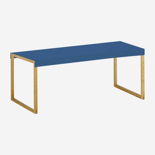 Tavolino in acciaio laccato - Blu