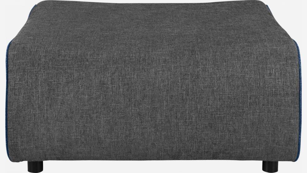 Ottoman en tissu - Gris 