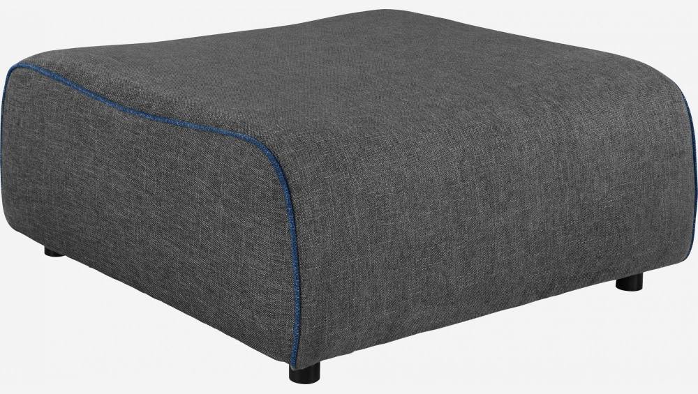 Ottoman en tissu - Gris 