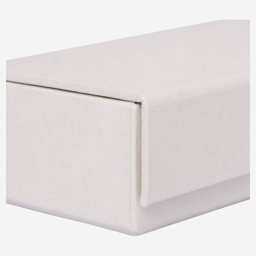 Federkasten aus Pappkarton – Grau