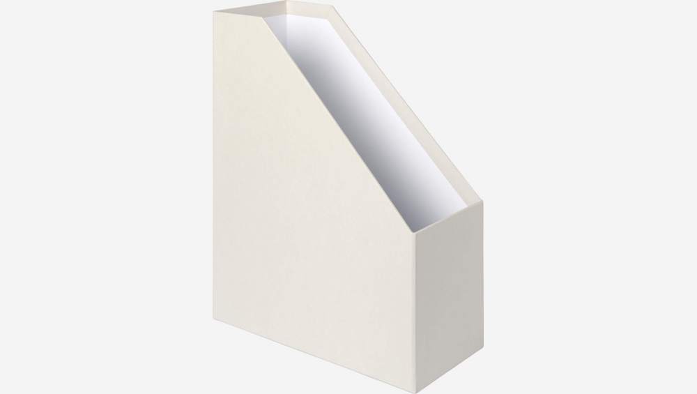 Dokumentablage aus Pappkarton – 11,5 x 32 x 24,5 cm – Grau