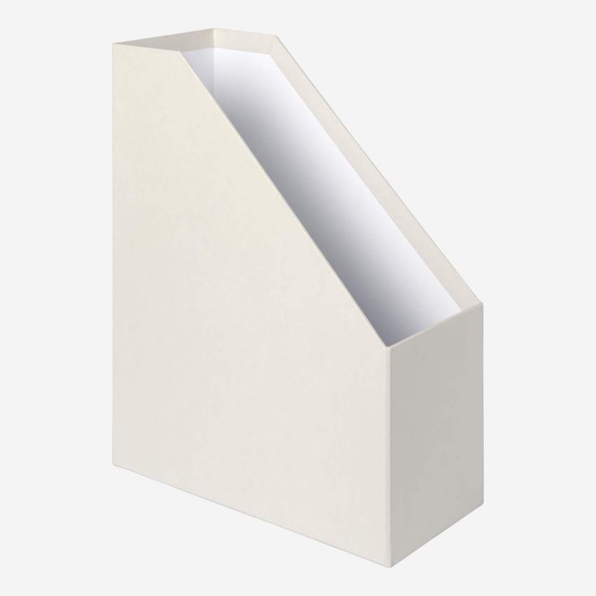 Dokumentablage aus Pappkarton – 11,5 x 32 x 24,5 cm – Grau