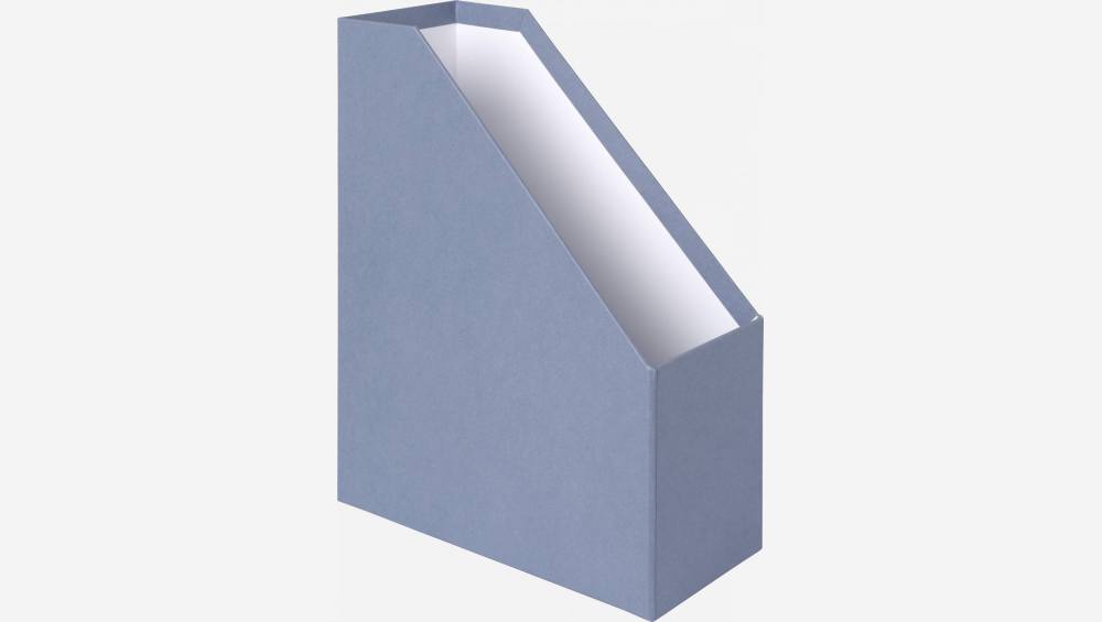 Portadocumenti in cartone - 11,5 x 32 x 24,5 cm - Blu