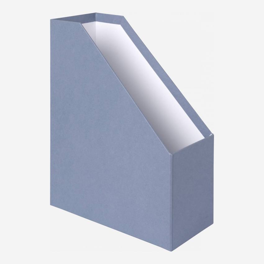 Kartonnen lectuurbak - 11,5 x 32 x 24,5 cm - Blauw