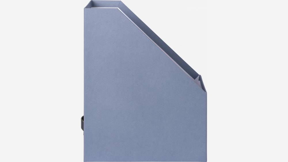 Porta documentos de cartón – 11,5 x 32 x 24,5 cm – Azul