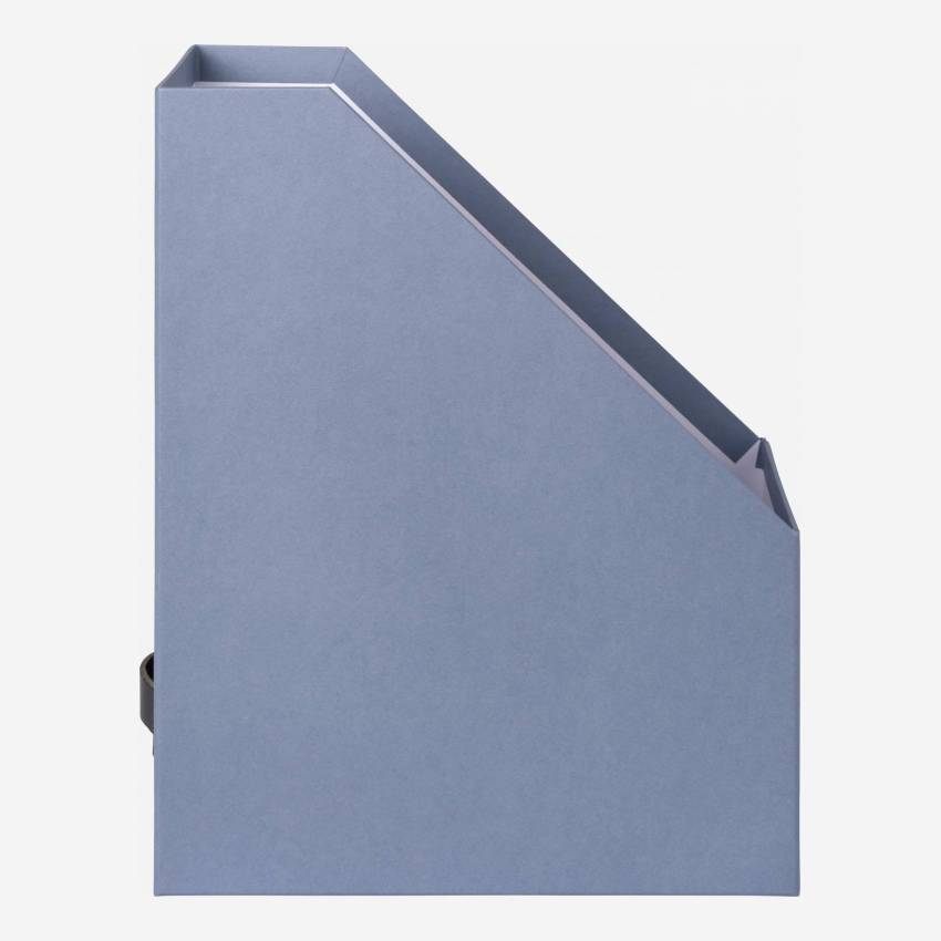Dokumentablage aus Pappkarton – 11,5 x 32 x 24,5 cm – Blau